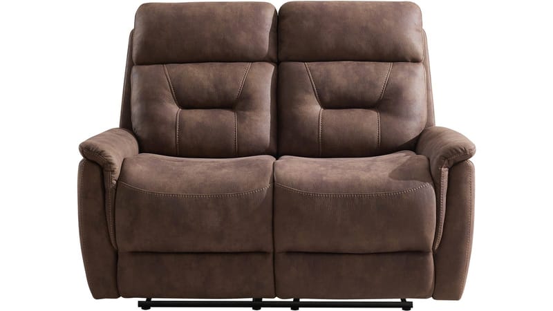 Novira 2-personers reclinersofa elektrisk - Brun - Møbler - Sofaer - Lædersofaer