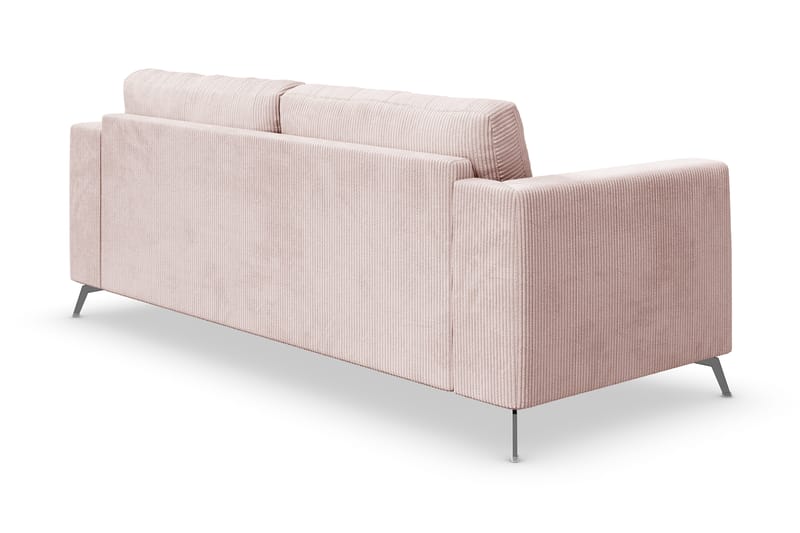 Ocean Lyx 3-personers Manchestersofa - Rosa - Møbler - Sofaer - 3 personers sofa