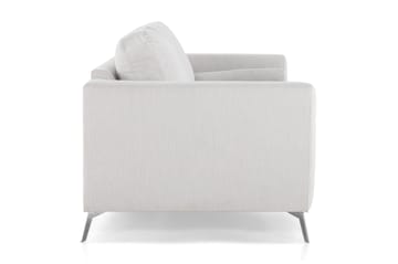 Ocean Lyx 3-personers Sofa med Nakkeruller 222 cm i Stof - Beige|Hvid|Grå - Møbler - Sofaer - 3 personers sofa