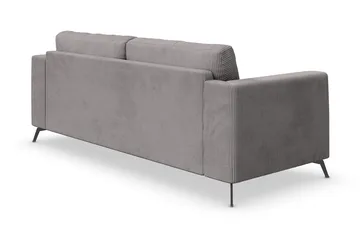 Ocean Lyx 3-personers Manchestersofa - Mørkegrå - Møbler - Sofaer - 3 personers sofa