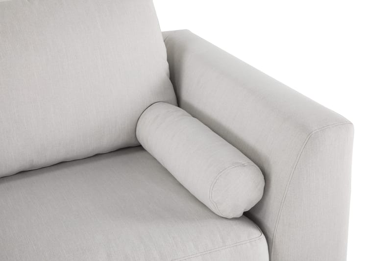 Ocean Lyx 3-personers Sofa med Nakkeruller 222 cm i Stof - Beige|Hvid|Grå - Møbler - Sofaer - 3 personers sofa