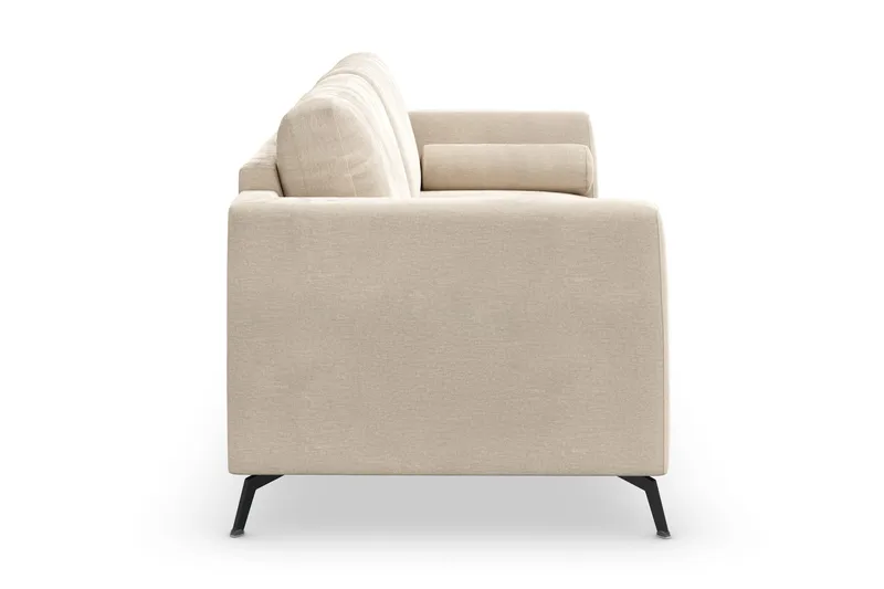 Ocean Lyx 3-personers Fløjlssofa - Beige - Møbler - Sofaer - Velour sofaer