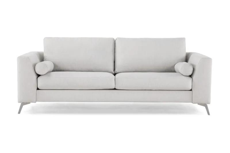 Ocean Lyx 3-personers Stofsofa, Lysegrå