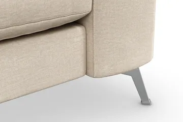 Ocean Lyx 3-personers Fløjlssofa - Beige - Møbler - Sofaer - Velour sofaer