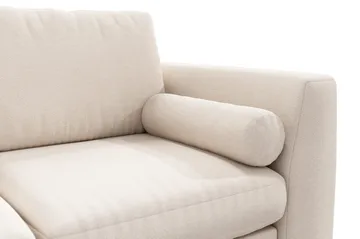 Ocean Lyx 4-personers Chenillesofa med Nakkeruller - Beige - Møbler - Sofaer - 4 personers sofa