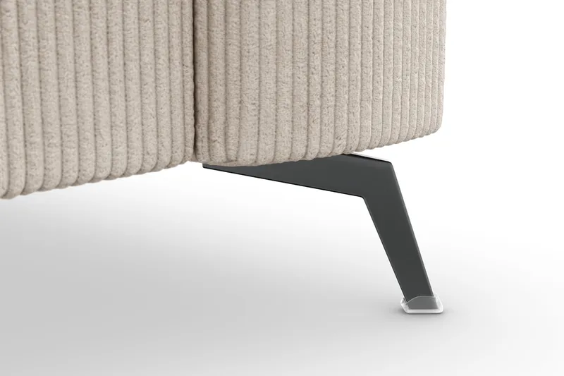 Ocean Lyx 4-personers Manchestersofa - Beige - Møbler - Sofaer - 4 personers sofa