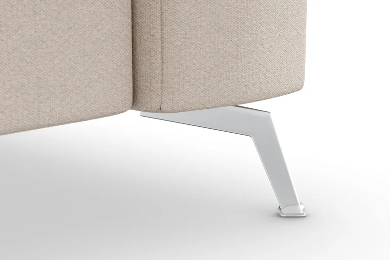 Ocean Lyx 4-personers Stofsofa - Beige - Møbler - Sofaer - 4 personers sofa