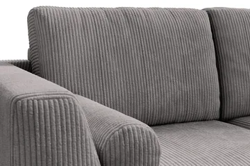 Ocean Lyx 5-personers Vendbar L-formet Hjørnesofa i Manchester - Mørkegrå - Møbler - Sofaer - Hjørnesofa