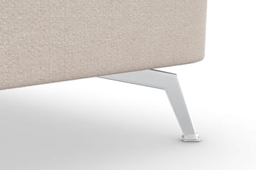 Ocean Lyx 5-personers Vendbar L-formet Hjørnesofa i Stof - Beige - Møbler - Sofaer - Hjørnesofa