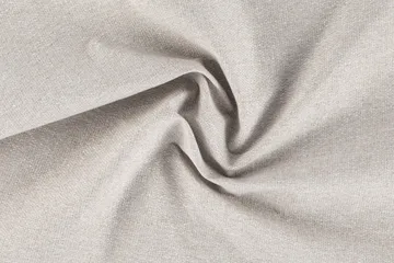 Ocean Lyx 6-personers Højrevendt U-formet Sofa med Divan og Chaiselong + Fodskammel i Stof - Beige - Møbler - Sofaer - U Sofa