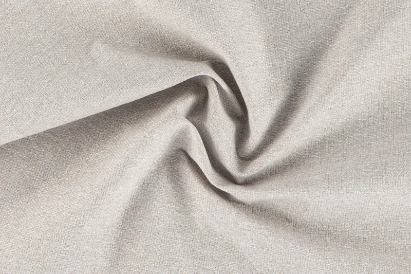 Ocean Lyx 6-personers Højrevendt U-formet Sofa med Divan og Chaiselong + Fodskammel i Stof - Beige - Møbler - Sofaer - U Sofa