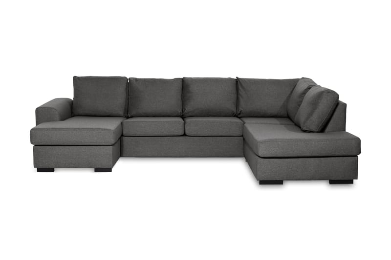 Ocean U-sofa Large med Chaiselong Venstre - Mørkegrå - U Sofa