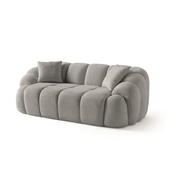 Octavio 2-personers sofa 199x70x80 cm - Grå - Møbler - Sofaer - 2 personers sofa