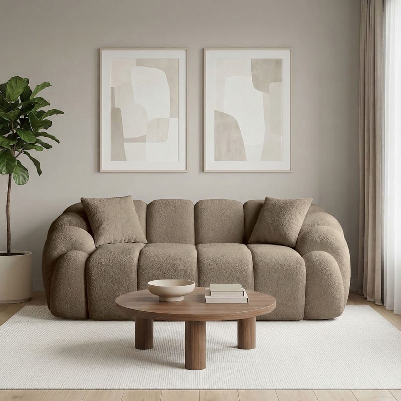 Octavio 2-personers sofa 199x70x80 cm - Brun - Møbler - Sofaer - 2 personers sofa