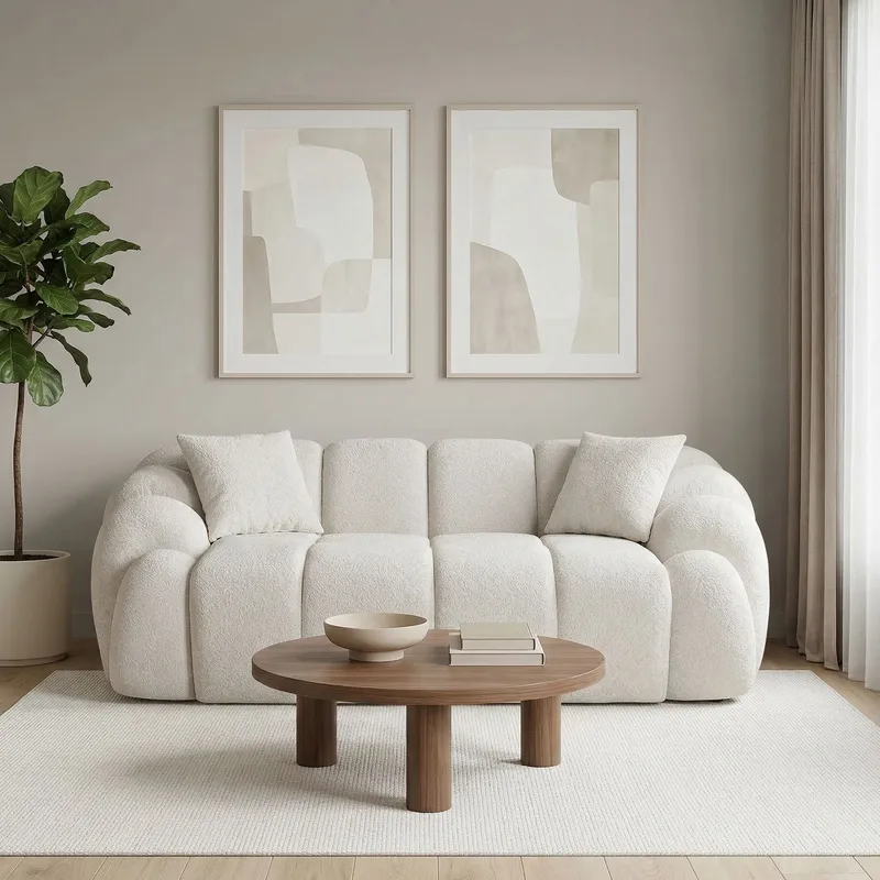 Octavio 2-personers sofa 199x70x80 cm - Hvid - Møbler - Sofaer - 2 personers sofa