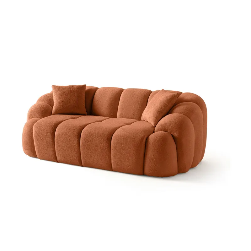 Octavio 2-personers sofa 199x70x80 cm - Fliserød - Møbler - Sofaer - 2 personers sofa
