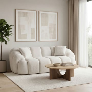 Octavio 2-personers sofa 199x70x80 cm - Hvid - Møbler - Sofaer - 2 personers sofa