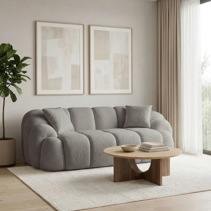 Octavio 2-personers sofa 199x70x80 cm - Grå - Møbler - Sofaer - 2 personers sofa