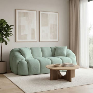 Octavio 2-personers sofa 199x70x80 cm - Turkis - Møbler - Sofaer - 2 personers sofa