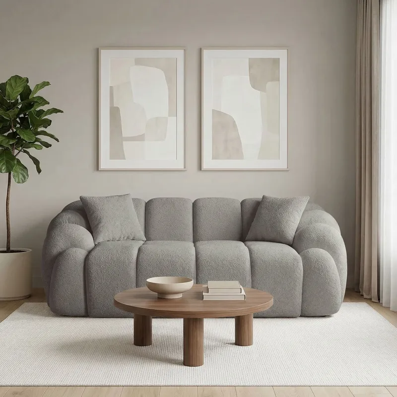 Octavio 2-personers sofa 199x70x80 cm - Grå - Møbler - Sofaer - 2 personers sofa