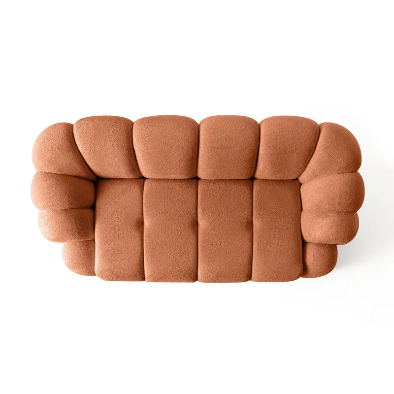 Octavio 2-personers sofa 199x70x80 cm - Fliserød - Møbler - Sofaer - 2 personers sofa