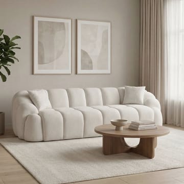 Octavio 4-personers sofa 268x70x80 cm - Hvid - Møbler - Sofaer - 4 personers sofa