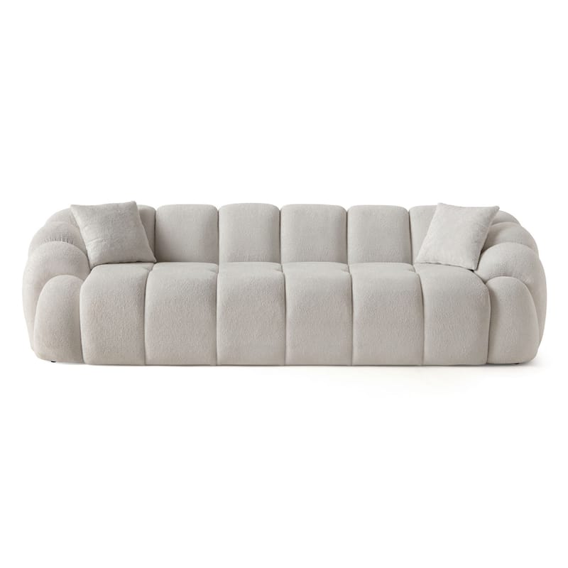Octavio 4-personers sofa 268x70x80 cm, Hvid