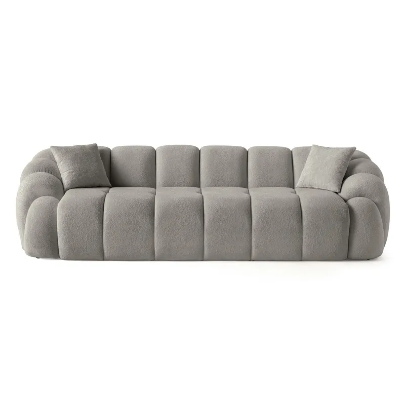 Octavio 4-personers sofa 268x70x80 cm, Grå