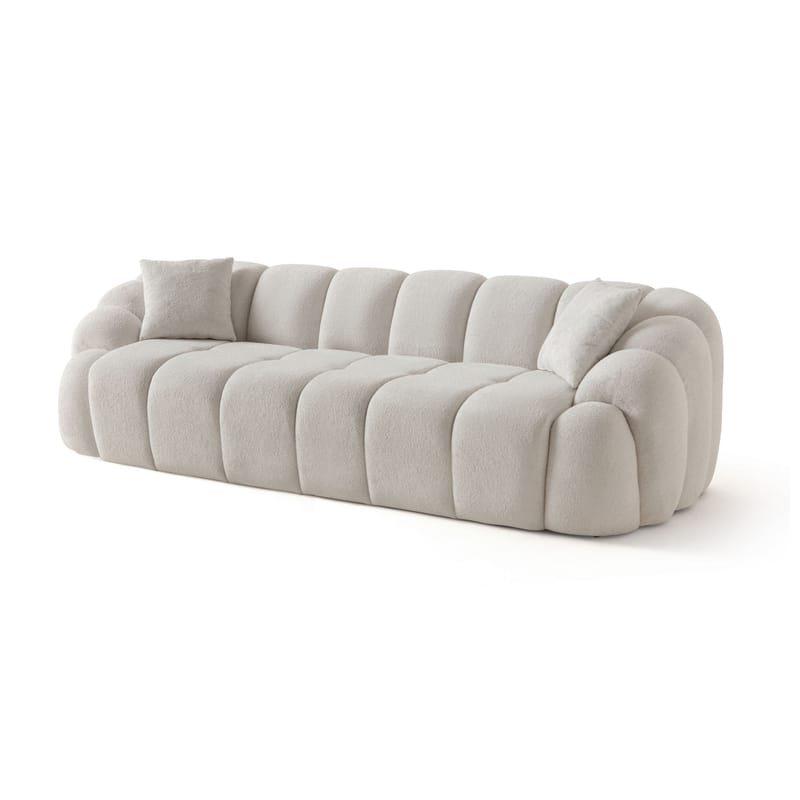 Octavio 4-personers sofa 268x70x80 cm - Hvid - Møbler - Sofaer - 4 personers sofa