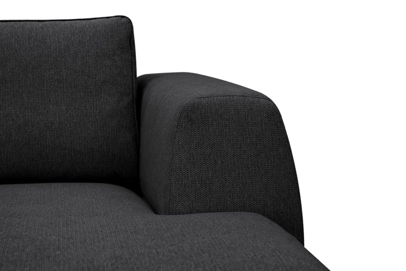 Optus 6-personers U-sofa med divan og chaiselong højre - Sort - Møbler - Sofaer - U Sofa