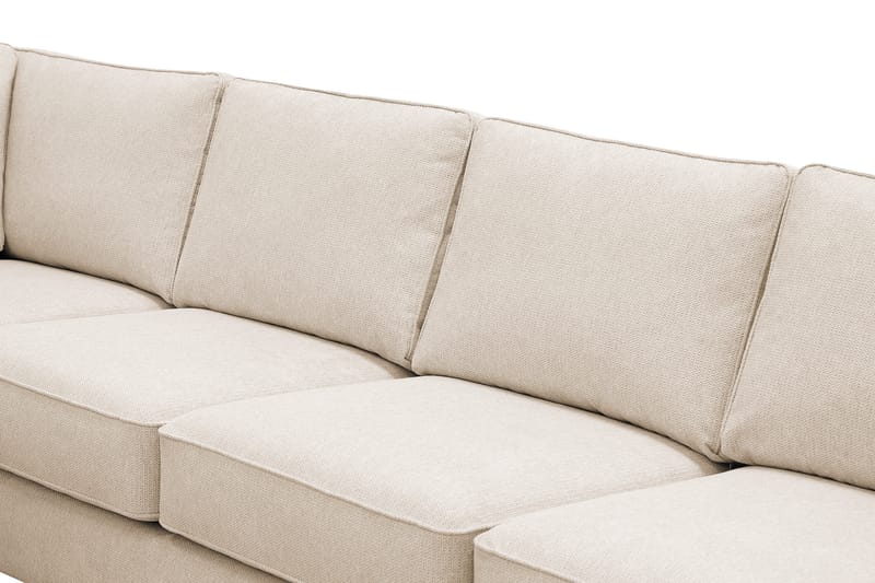 Optus 6-personers U-sofa med divan og chaiselong højre - Beige - Møbler - Sofaer - U Sofa