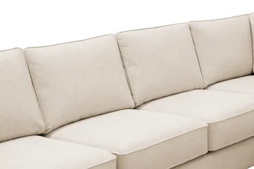 Optus 6-personers U-sofa med divan og chaiselong venstre - Beige - Møbler - Sofaer - U Sofa