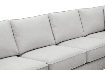 Optus 6-personers U-sofa med divan og chaiselong venstre - Lysegrå - Møbler - Sofaer - U Sofa