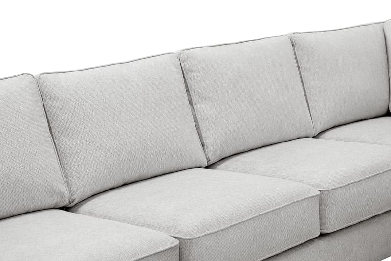 Optus 6-personers U-sofa med divan og chaiselong venstre - Lysegrå - Møbler - Sofaer - U Sofa