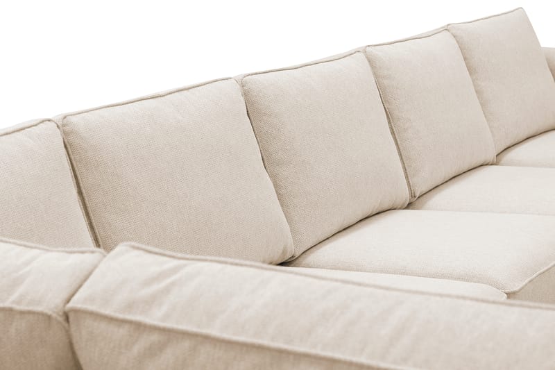 Optus 6-personers U-sofa med divan og chaiselong højre - Beige - Møbler - Sofaer - U Sofa