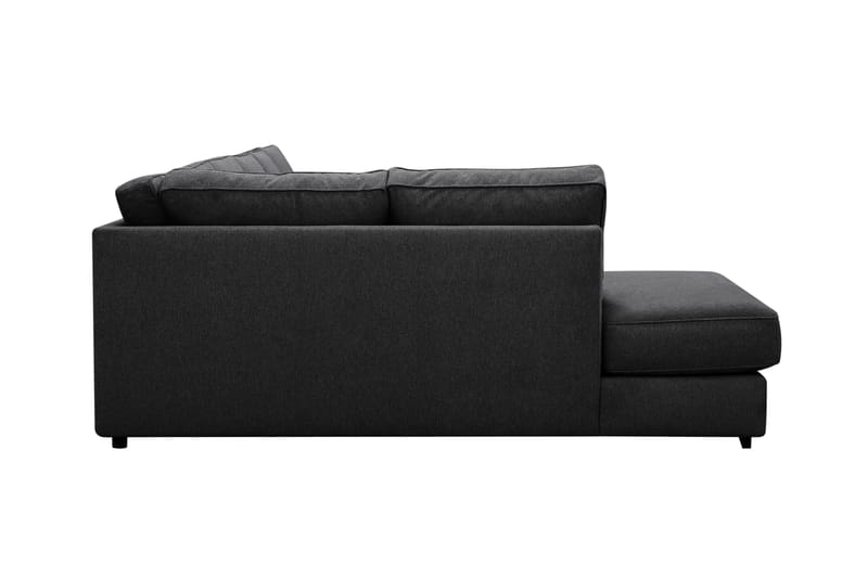 Optus 6-personers U-sofa med divan og chaiselong højre - Sort - Møbler - Sofaer - U Sofa