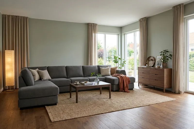Optus 6-personers U-sofa med divan og chaiselong højre - Mørkegrå - Møbler - Sofaer - U Sofa