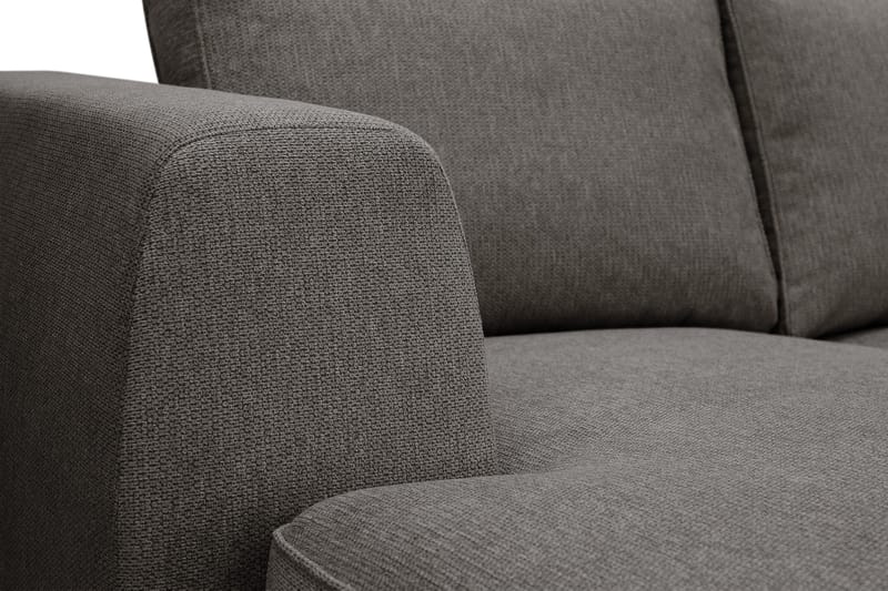 Optus 6-personers U-sofa med divan og chaiselong venstre - Mørkegrå - Møbler - Sofaer - U Sofa