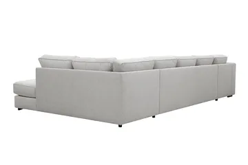 Optus 6-personers U-sofa med divan og chaiselong venstre - Lysegrå - Møbler - Sofaer - U Sofa