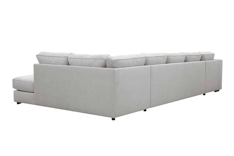 Optus 6-personers U-sofa med divan og chaiselong venstre - Lysegrå - Møbler - Sofaer - U Sofa