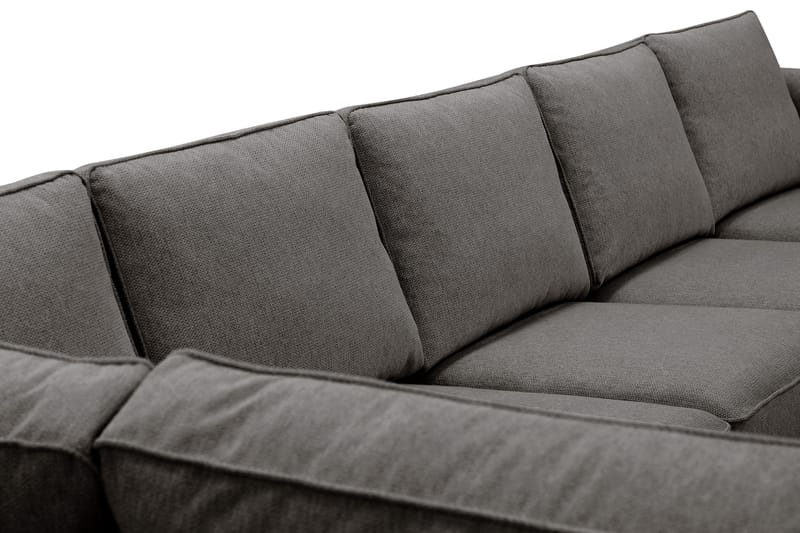 Optus 6-personers U-sofa med divan og chaiselong højre - Mørkegrå - Møbler - Sofaer - U Sofa