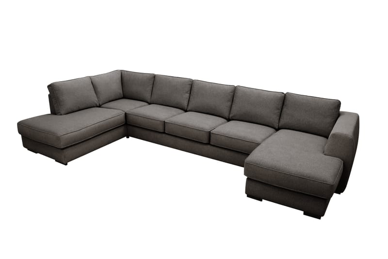 Optus 6-personers U-sofa med divan og chaiselong højre - Mørkegrå - Møbler - Sofaer - U Sofa