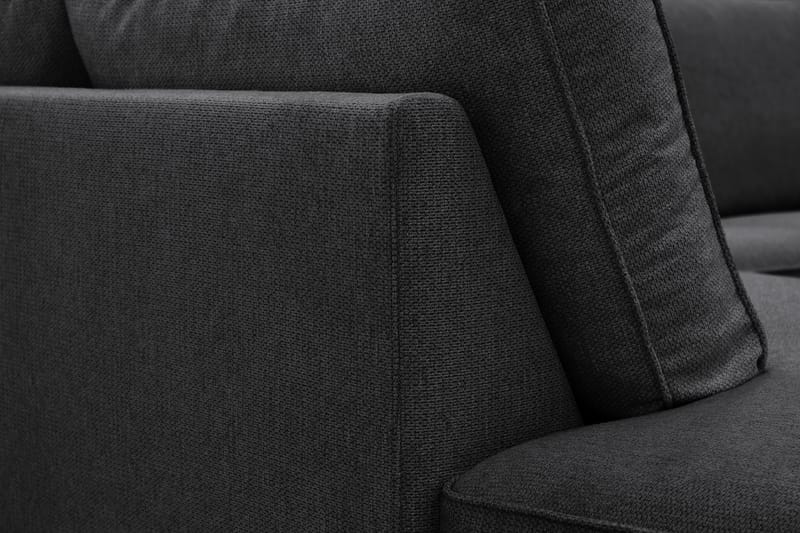 Optus 6-personers U-sofa med divan og chaiselong højre - Sort - Møbler - Sofaer - U Sofa
