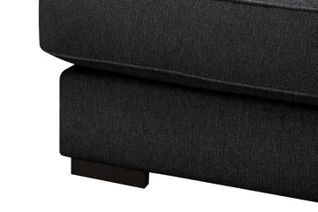 Optus 6-personers U-sofa med divan og chaiselong venstre - Sort - Møbler - Sofaer - U Sofa