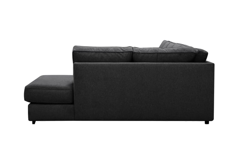 Optus 6-personers U-sofa med divan og chaiselong venstre - Sort - Møbler - Sofaer - U Sofa