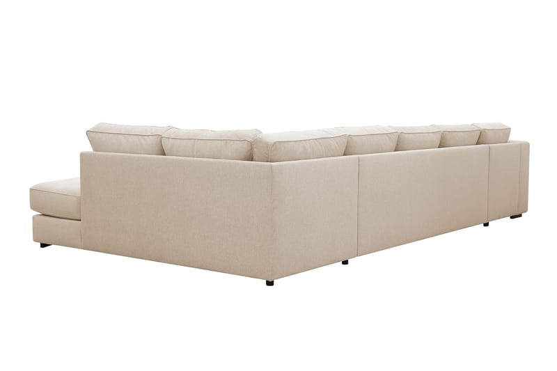 Optus 6-personers U-sofa med divan og chaiselong venstre - Beige - Møbler - Sofaer - U Sofa