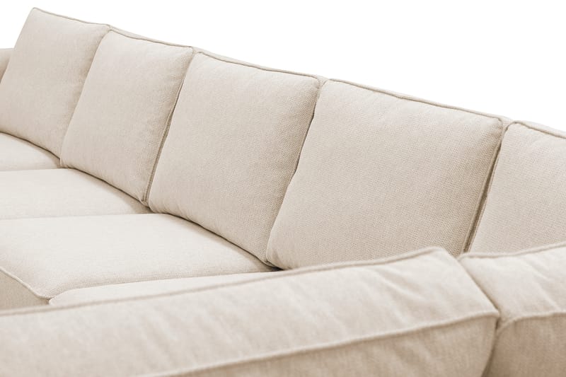 Optus 6-personers U-sofa med divan og chaiselong venstre - Beige - Møbler - Sofaer - U Sofa