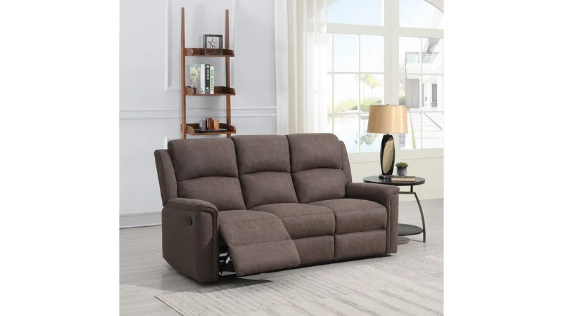 Orvella reclinersofa 3-personers, Brun