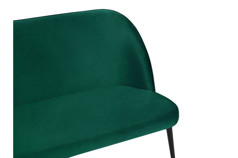 Osbyn 2-Pers. Sofa - Velour/Mørkegrøn - 2 personers sofa