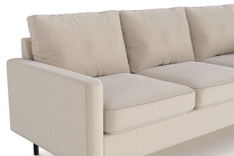Peppe 3-personers Manchester Sofa - Greige - Møbler - Sofaer - 3 personers sofa